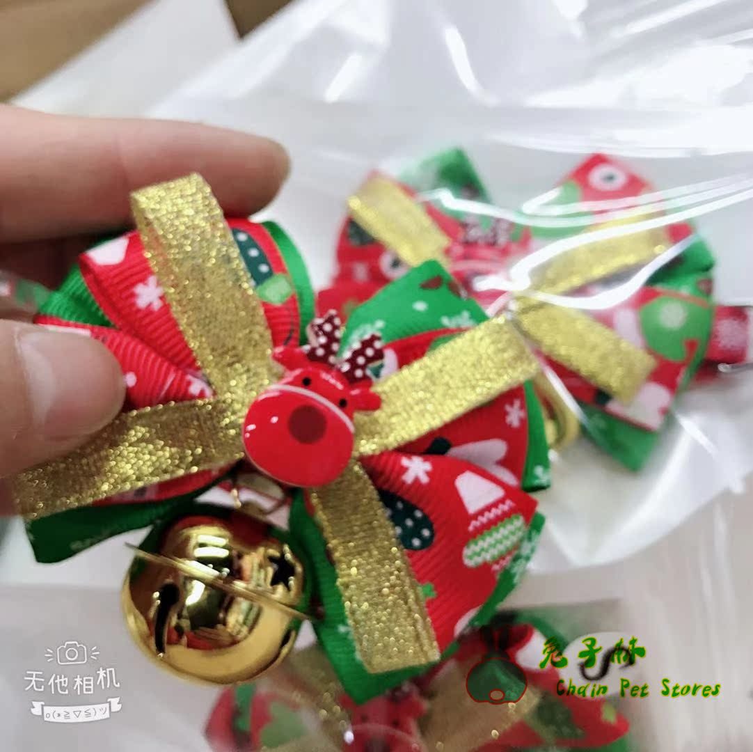 【兔子林】圣诞系列 宠物项圈 蝴蝶结铃铛领结装饰兔兔雪貂小宠在类目 宠物/宠物食品及用品, 宠物服饰及配件, 其它服饰配件中 - 来自Buy2taobao.com提供专业的淘宝代购服务