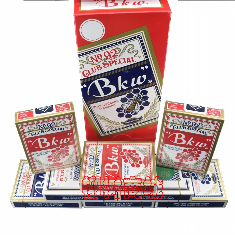 万盛达BKW92进口黑芯纸宽扑克小蜜蜂背板正品 四川总代扑克在类目 运动/瑜伽/健身/球迷用品, 麻将/棋牌/益智类, 扑克中 - 来自Buy2taobao.com提供专业的淘宝代购服务