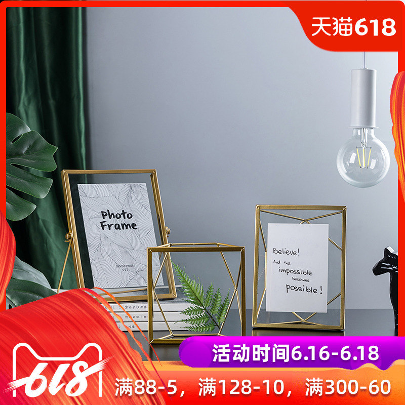 北歐簡約鐵藝相框擺台創意6寸7寸相框照片框金屬畫框立體照片擺件在類目 家居飾品, 相框/畫框中 - 來自Buy2taobao.com提供專業的淘寶代購服務