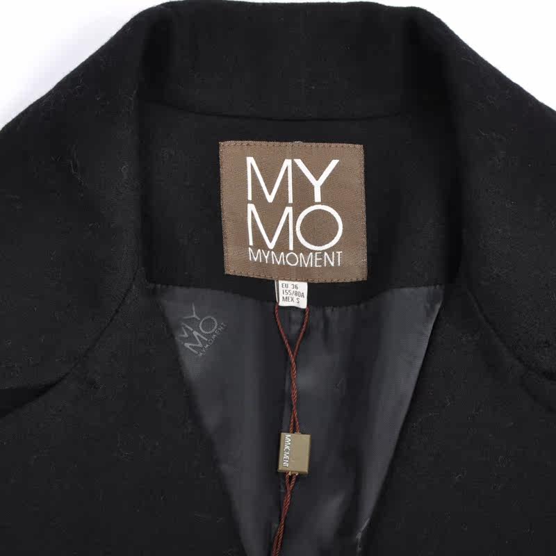mymo<em>朗黛</em>正品春季新品新款<em>女装</em>超长羊毛呢子