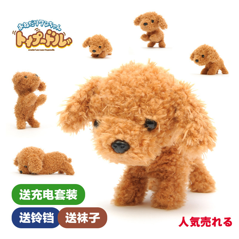 日本 IWAYA 卷毛狗 声控 触摸 智能 电动宠物女生玩具 小狗 动物|msdalam kategori Toy/bayi/teka-teki/blok bangunan/model, Pembelajaran awal/mainan pintar, Doll Smart/bayi - dari Buy2taobao.com untuk memberikan perkhidmatan ejen Taobao profesional membeli