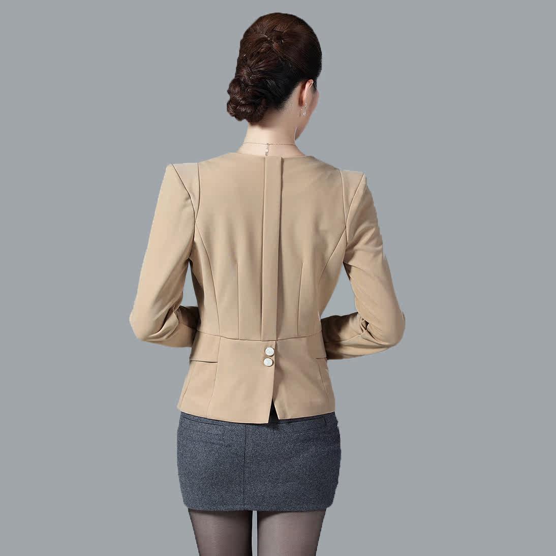 2013春秋<em>西装</em>女装新款 韩版修身<em>女士</em>短款帅气