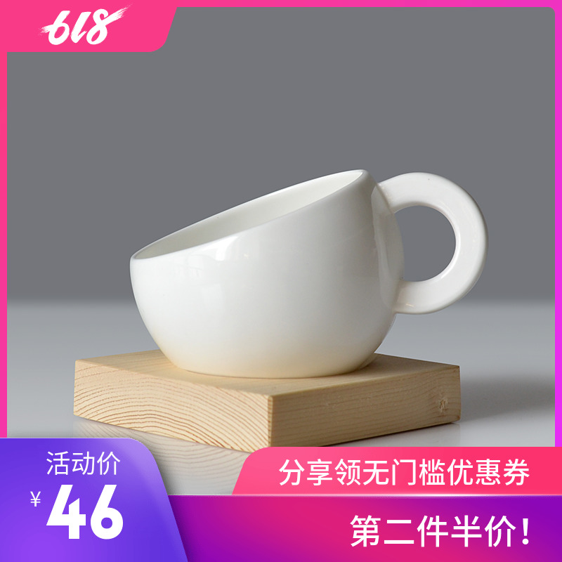 創意時尚簡約卡布奇諾咖啡杯套裝韓國水杯子情侶骨瓷杯茶杯早餐杯在類目 餐飲具, 咖啡器具, 咖啡杯中 - 來自Buy2taobao.com提供專業的淘寶代購服務