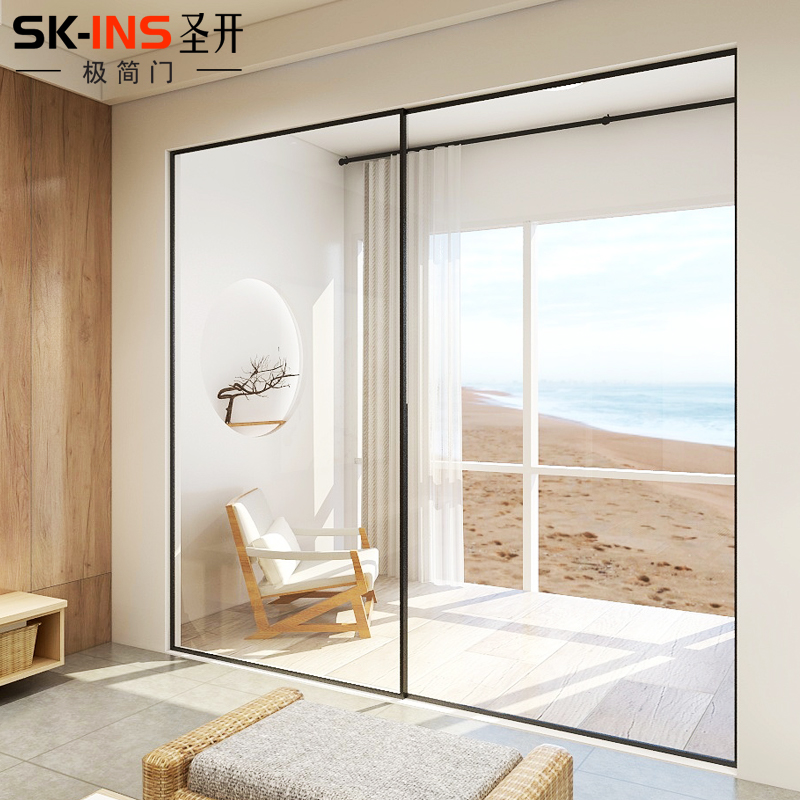 Narrow Sliding door Simplicity Glass door a living room Frame Titanium magnesium alloy customized Balcony door kitchen Sliding doorin the Whole house custom , Door , Sliding door category - from Buy2taobao.com to provide professional Taobao agent buy service