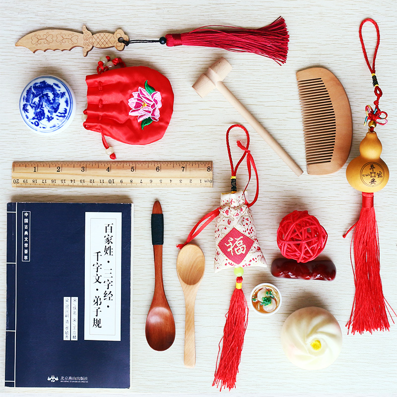 宝宝抓周用品散件周岁中式抓阄套装道具婴儿玩具小孩一岁生日礼物|msdalam kategori Toy/bayi/teka-teki/blok bangunan/model, mainan lain - dari Buy2taobao.com untuk memberikan perkhidmatan ejen Taobao profesional membeli