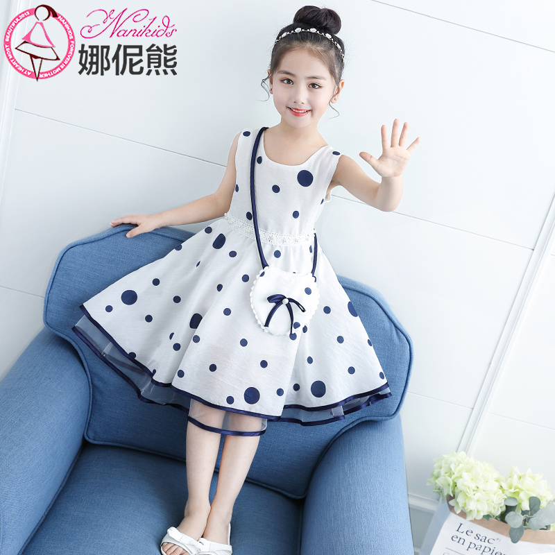 Girls summer 2019 new pattern Korean Edition Dress Western style children Backless Princess Dress summer Little Girl skirtin the Children/Baby/Family fitted , Skirt(New) , Dress category - from Buy2taobao.com to provide professional Taobao agent buy service