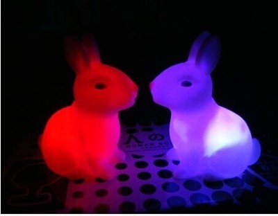 Colorful lovers Jade Hare Discoloration Night light Jade Hare Colorful luminescence Rabbit Lamp children Toy Factory Best Sellersin the Festive supplies/Gift , Light , Rabbit Lamp category - from Buy2taobao.com to provide professional Taobao agent buy service