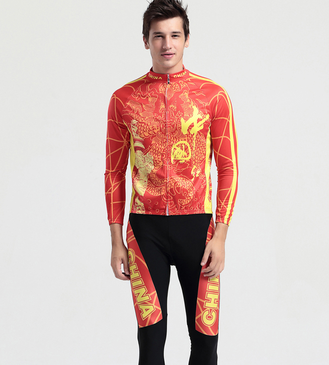 包邮 中国红中国风男夏季骑行服长袖套装 定制儿童轮滑平衡车服在类目 自行车/骑行装备/零配件, 骑行服饰/骑行装备, 骑行服中 - 来自Buy2taobao.com提供专业的淘宝代购服务