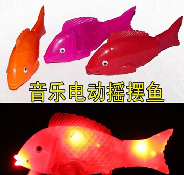 仿真电动自由鱼 电动鱼 投影电动实色鱼 带灯光音乐地摊玩具厂家|msdalam kategori Toy/bayi/teka-teki/blok bangunan/model, elektrik/kawalan jauh/inertia/mainan lancar, elektrik/haiwan jauh/Rajah - dari Buy2taobao.com untuk memberikan perkhidmatan ejen Taobao profesional membeli