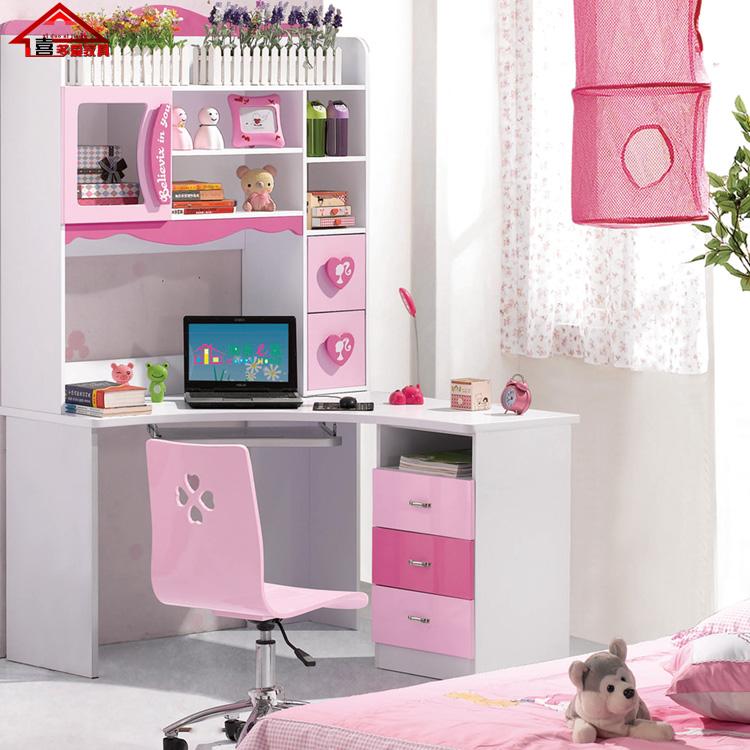 children Corner Desk bookshelf combination right angle The computer table Learning units pink girl Taiwan cabinet Drawers 810in the Residential furniture , Tables , Desk category - from Buy2taobao.com to provide professional Taobao agent buy service