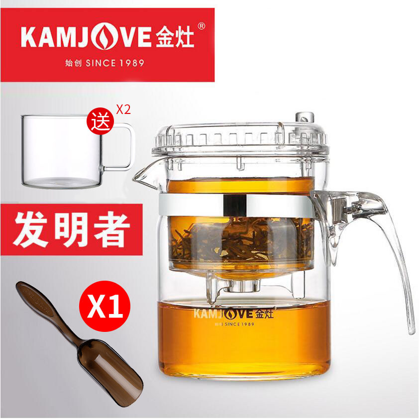 KAMJOVE/金灶 TP-140花茶杯飘逸杯玻璃茶具茶道杯带盖过滤泡茶壶在类目 餐饮具, 茶具, 飘逸杯中 - 来自Buy2taobao.com提供专业的淘宝代购服务
