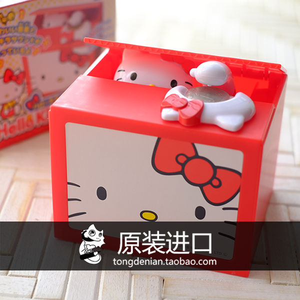 Japan Genuine hello kitty Kumamoto Bear Stealing kitty Piggy bank originality Coin Piggy bankin the Festive supplies/Gift , Gift ideas , Piggy bank category - from Buy2taobao.com to provide professional Taobao agent buy service