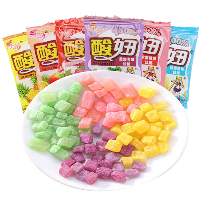 一份60袋包邮 乐潮 酸妞水果味软糖 8090后怀旧零食童年回忆喜糖|msdalam kategori makanan ringan/Nuts/Specialty, Gula-gula dan makanan ringan/Jelly/Pudding, gula-gula - dari Buy2taobao.com untuk memberikan perkhidmatan ejen Taobao profesional membeli