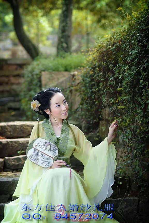 Oriental beauty Fashion studio Chinese clothing costume Green Costume Miss loaded(Kind shooting)in the Women's clothing/Boutique , Costume/National costume/Stage costumes , National costume/Costumes category - from Buy2taobao.com to provide professional Taobao agent buy service