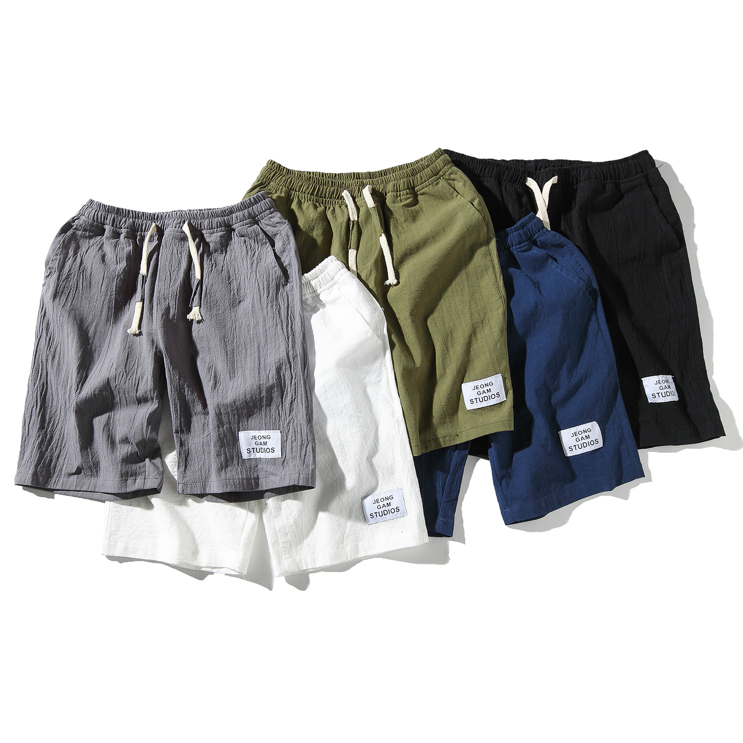 Cotton and hemp shorts Add fertilizer Enlarged code 5 Five point pants summer leisure time Easy Thin section solar system ventilationin the Men's clothing, Casual pants category - from Buy2taobao.com to provide professional Taobao agent buy service
