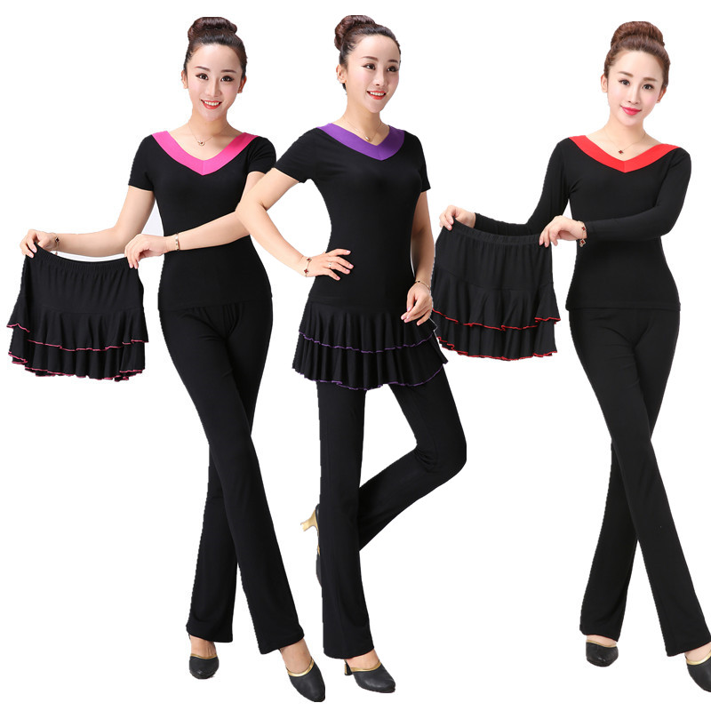 Spring and summer square dance clothing new pattern suit modal Culotte Bodybuilding Dance costume dance clothes Practicein the Sports/Yoga/Fitness/Fans supplies , Dance/Aerobics/Gymnastics , Square Dance , Square Dance Set category - from Buy2taobao.com to provide professional Taobao agent buy service