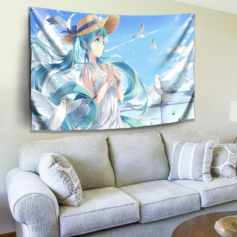 Quadratic element Background cloth Initial sound Valance Qiangbu anchor Net Red bedroom girl Tapestries Bedside decoratein the Home Fabric , Tapestry/Tapestry category - from Buy2taobao.com to provide professional Taobao agent buy service