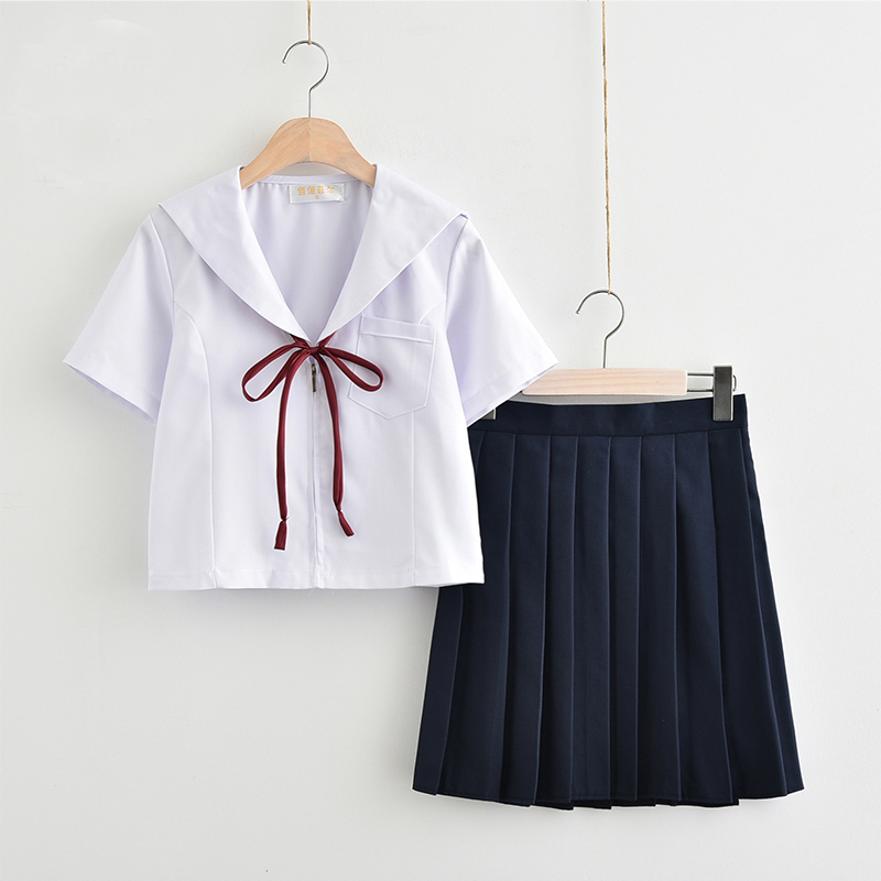 日系水手服JK制服正统白无本软妹服毕业班服校服学生装演出服套装|ruв категории Женская одежда, костюм/студенты школьную форму/обмундирования, студенты школьную форму - от Buy2taobao.com для оказания профессиональной услуги покупки агента Taobao
