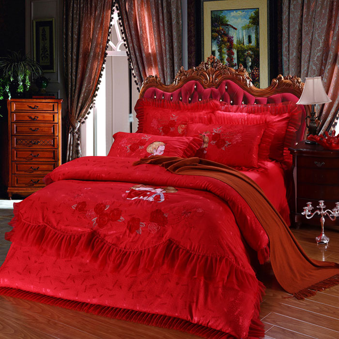 Special Offer Cotton new pattern Cotton Four piece suit The bed Supplies Wedding celebration The bed Supplies fadein the Bedclothes , Bedding Sets/Family of four/Multiple sets of category - from Buy2taobao.com to provide professional Taobao agent buy service