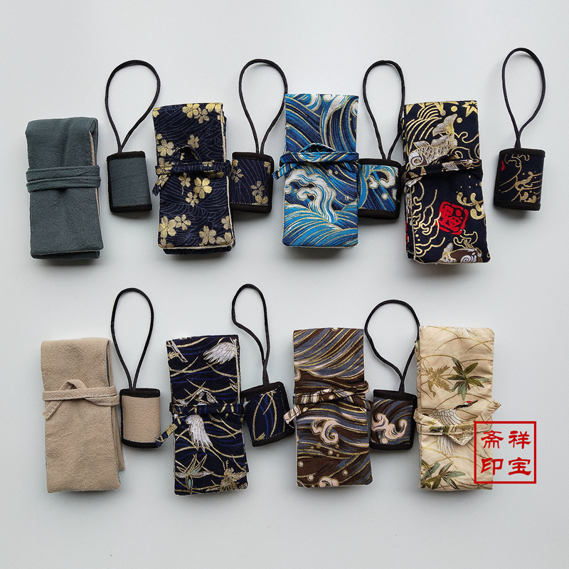 Xiang Bao fast 7/8 Inch 9-inch 9.5 currency Cotton and hemp Plain colour Retro Fan bag Fan cover Simple and unadornedin the Home accessories , Craft fan category - from Buy2taobao.com to provide professional Taobao agent buy service