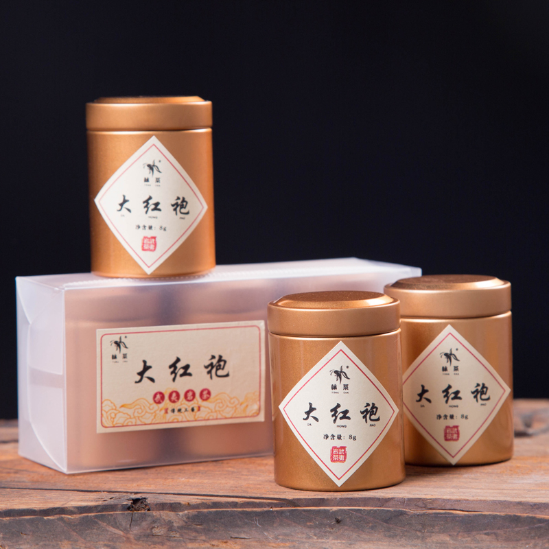 浓香大红袍茶叶小罐礼盒装 武夷岩茶乌龙茶罐装新茶春茶散装|msdalam kategori teh, Oolong (baru), Big Red - dari Buy2taobao.com untuk memberikan perkhidmatan ejen Taobao profesional membeli