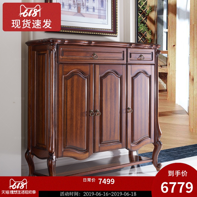 Ceiba that Li Simplicity American style Mahogany furniture solid wood Three Shoe cabinet Lockers Entrance Luxurious P1in the Residential furniture , Cabinet , Shoebox category - from Buy2taobao.com to provide professional Taobao agent buy service