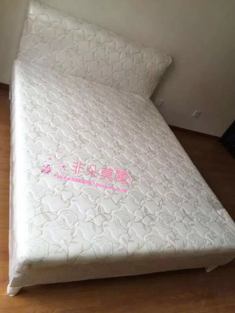 Firm Box bed Whole Single bed fabric Double bed Sponge beds Rental Dorm bed Simple bedin the Residential furniture , Beds , Fabric bed category - from Buy2taobao.com to provide professional Taobao agent buy service