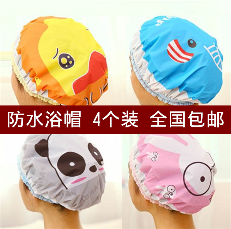 Japanese lovely Cartoon waterproof take a shower Shower cap adult Female models Long Bathing cap enlarge thickening take a shower Shampoo capin the Family/Personal Cleaning Tools , Personal care cleaning appliances , Shower cap category - from Buy2taobao.com to provide professional Taobao agent buy service