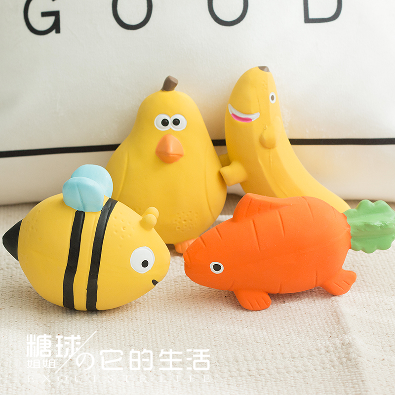 Q-Monster Pets Dogs latex fruit series Vocalization Toys Accompany Toys Small dogs Puppies rubberin the Pet/Pet food and supplies , Cat/Dog Toys , Sound toys category - from Buy2taobao.com to provide professional Taobao agent buy service