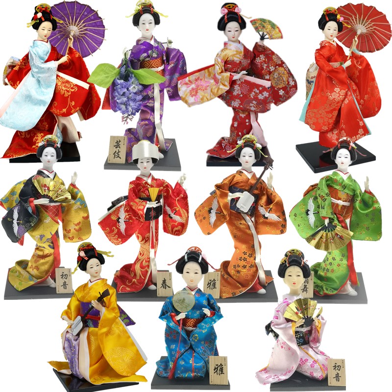 日式和風禮品日本藝妓人偶娃娃30cm和服女孩家居裝飾擺件回國禮物在類目 家居飾品, 擺件中 - 來自Buy2taobao.com提供專業的淘寶代購服務
