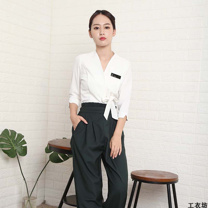 韩式美容师美容院技师中袖夏季医生皮肤管理工作服女养生会所套装|ruв категории Женская одежда, костюм/студенты школьную форму/обмундирования, медицинский форму - от Buy2taobao.com для оказания профессиональной услуги покупки агента Taobao