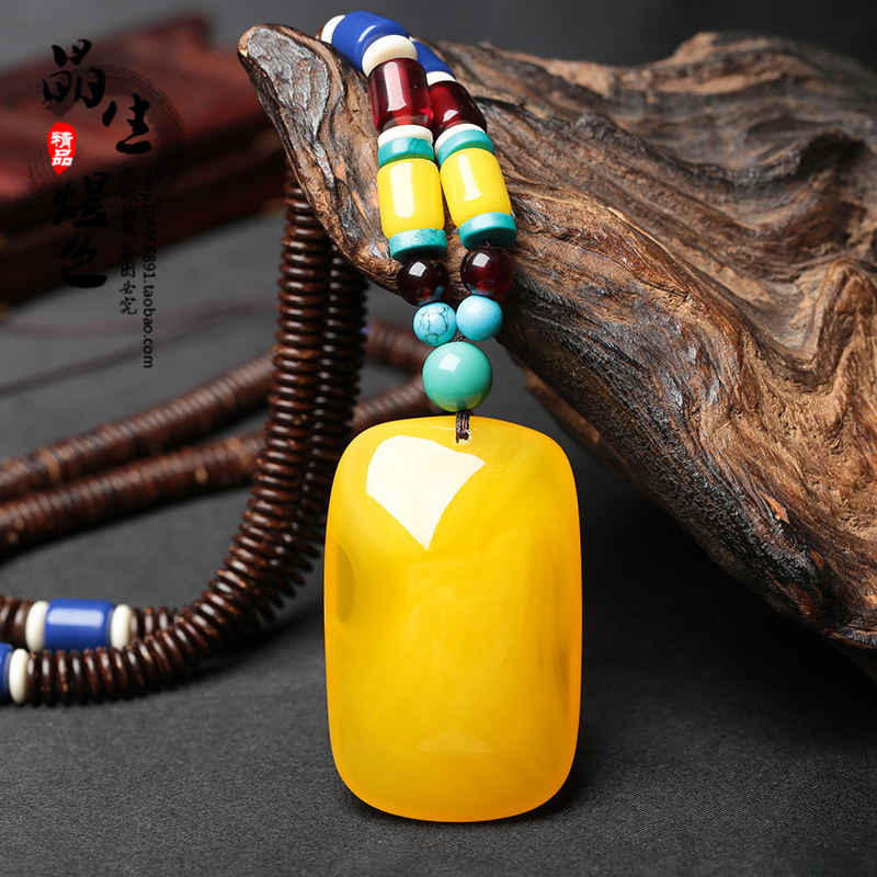 natural Beeswax Amber rough No business card Drop Accompanying Domineering Atmospheric models Pendant men and women Necklace sweater chainin the Jewelry/Diamond/Jade/Gold , Natural amber (New) , Choker category - from Buy2taobao.com to provide professional Taobao agent buy service
