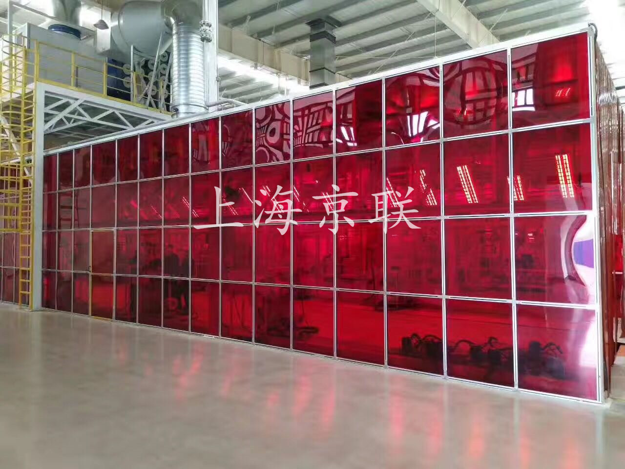 上海京联焊接防护屏硬板电焊防护屏铝型材车间隔断挡弧光|ruв категории основы строительных материалов, модель отделочных материалов, акрил - от Buy2taobao.com для оказания профессиональной услуги покупки агента Taobao