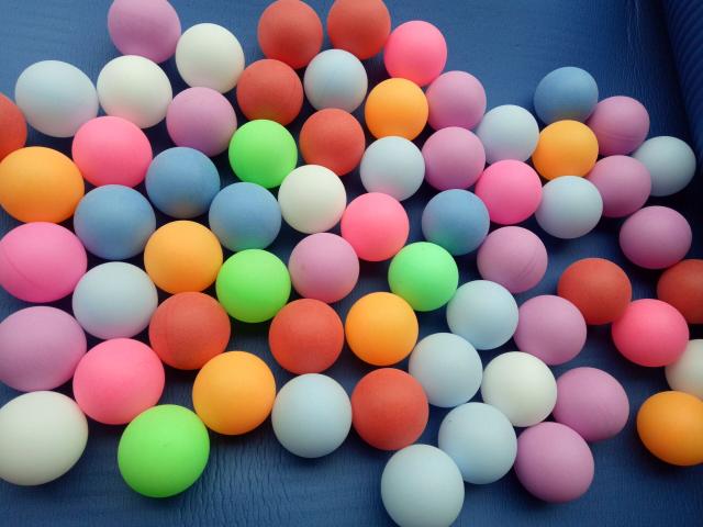 Scrub colour Table Tennis ShuangSeQiu activity Toys Seamless ball Plastic ball Mojiang Lottery drawin the Sports/Yoga/Fitness/Fans supplies , Table tennis , Table tennis category - from Buy2taobao.com to provide professional Taobao agent buy service