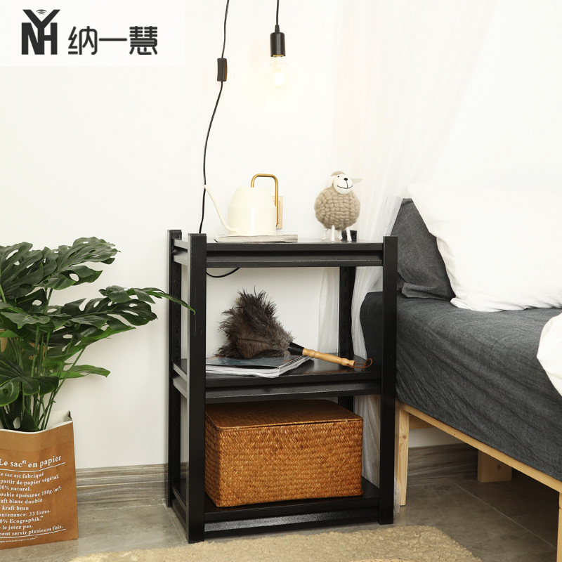 Bedside Shelf three layers to ground bedside cupboard bedroom a living room balcony Room Storage bookshelf sofa Storage racksin the Storage consolidation , Family finishing equipment , Finishing rack/Shelf/Storage Rack category - from Buy2taobao.com to provide professional Taobao agent buy service