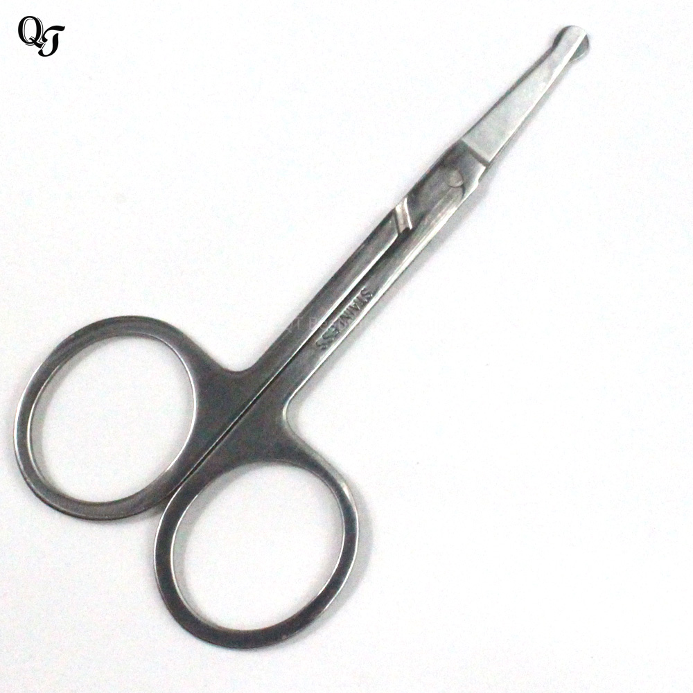 Nose scissors Specialize Nose hair trimmer clean tool Stainless steel Round Scissors Cosmetics toolin the Personal Care/Health/Massage equipment , Cosmetology/Body aids , Other Beauty/Body Tools category - from Buy2taobao.com to provide professional Taobao agent buy service