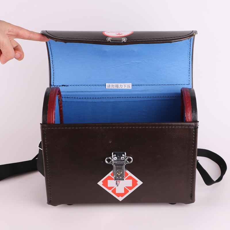 Large medical Cross box brown multi-function medicine chest High-capacity Leather Leatherwear First aid kit Top genuine leatherin the Storage consolidation , Home Storage appliances , Storage box , Medicine box category - from Buy2taobao.com to provide professional Taobao agent buy service