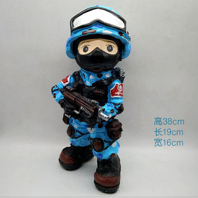 男女特种兵摆件模型军人物偶树脂娃娃当兵哥哥工艺品存钱罐纪念品在类目 家居饰品, 摆件中 - 来自Buy2taobao.com提供专业的淘宝代购服务