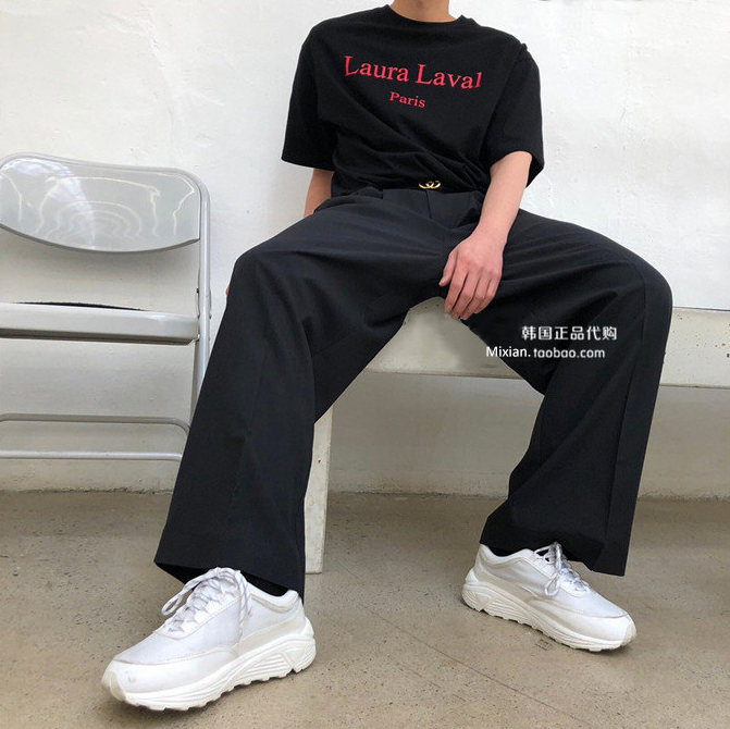 MX the republic of korea Agency purchase Easy Wide leg pants Thin section soft leisure time Western-style trousers Youth new pattern Korean Edition Trend trousersin the Men's clothing, Casual pants category - from Buy2taobao.com to provide professional Taobao agent buy service