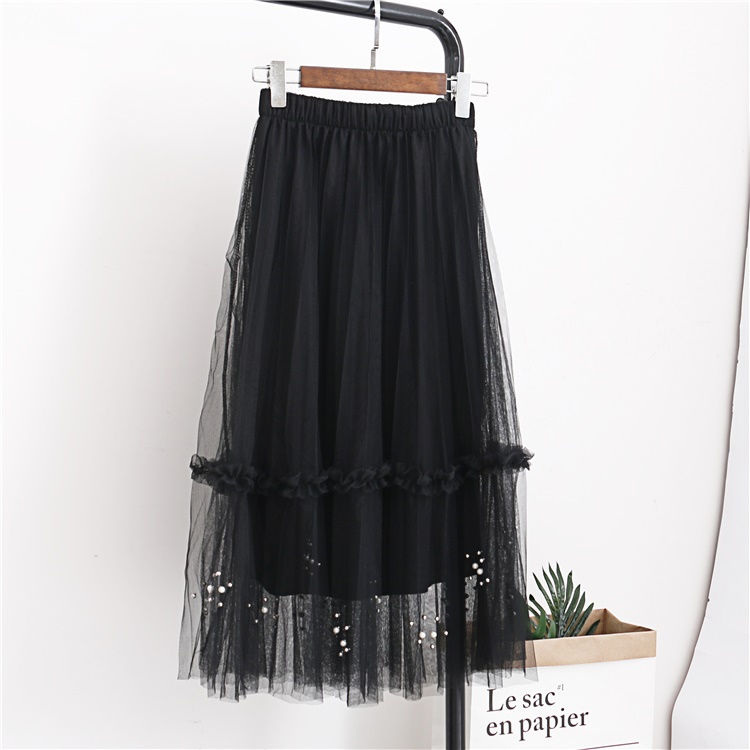 Jacobs Nail bead lace Jacobs skirt 2018 Spring and summer Bouffancy Pendulum Versatile Paige Elastic The dressin the Women's clothing/Boutique , Skirts category - from Buy2taobao.com to provide professional Taobao agent buy service