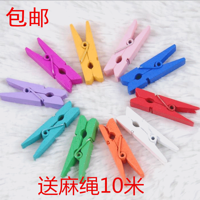 Color photo clip Photo Clamp Hemp rope Wooden clamps Message folders Notes folder Memo Clipin the 3C Digital Accessories, Film Camera Accessories , Polaroid accessories and peripherals , Photo clip category - from Buy2taobao.com to provide professional Taobao agent buy service