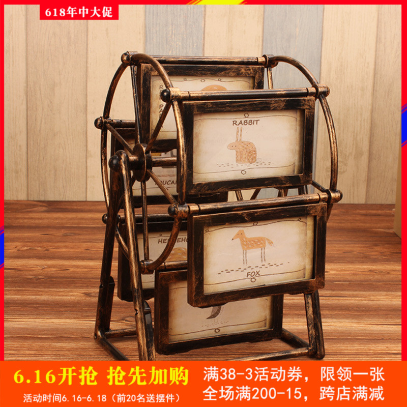 undefined35 Photo Ferris Wheel European style Retro lovely rotate Photo frame Swing sets originality Decoration personality windmill albumundefinedin the Home accessories , Frame/Frames category - from Buy2taobao.com to provide professional Taobao agent buy service