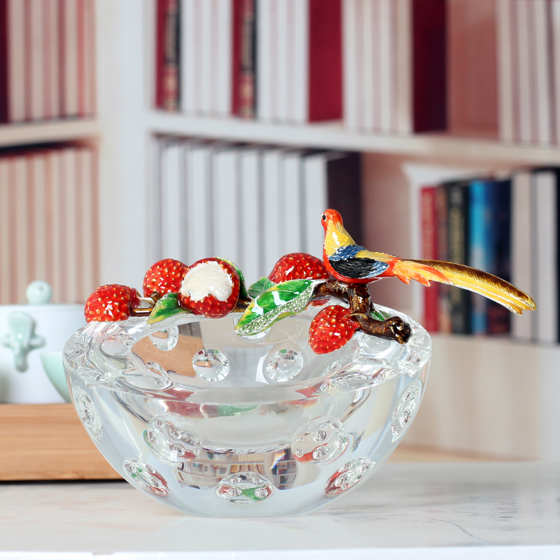 Special shop Robbie Rodin Enamel technology Good luck crystal ashtray Crafts ornamentsin the Festive supplies/Gift , Gift ideas , Fashion ashtray category - from Buy2taobao.com to provide professional Taobao agent buy service