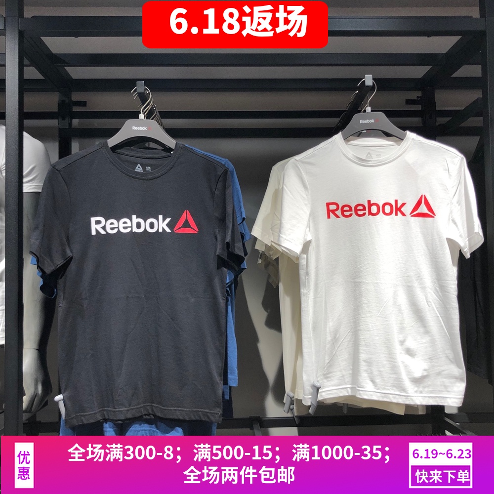 REEBOK/锐步 男士2019春夏运动字母休闲T恤DU4703在类目 运动服/休闲服装, 运动T恤中 - 来自Buy2taobao.com提供专业的淘宝代购服务