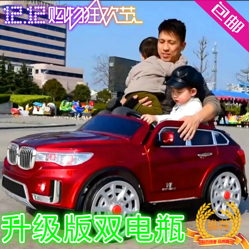 bmw Super large children Electric vehicle Double Two-seater remote control baby The four round cross-country Toys Baby carriagein the Toy/Childs/Puzzle/Building block/Model , Childs/Children skating , Children's electric car category - from Buy2taobao.com to provide professional Taobao agent buy service