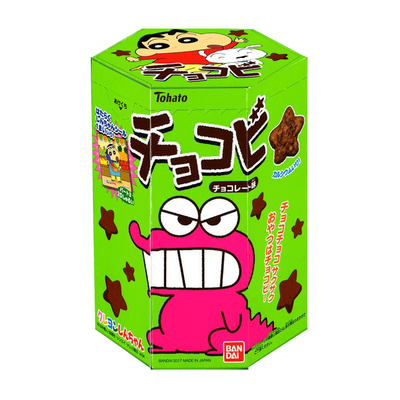 日本进口 tohato桃哈多蜡笔小新巧克力星星饼干蜡笔小新饼干 包邮