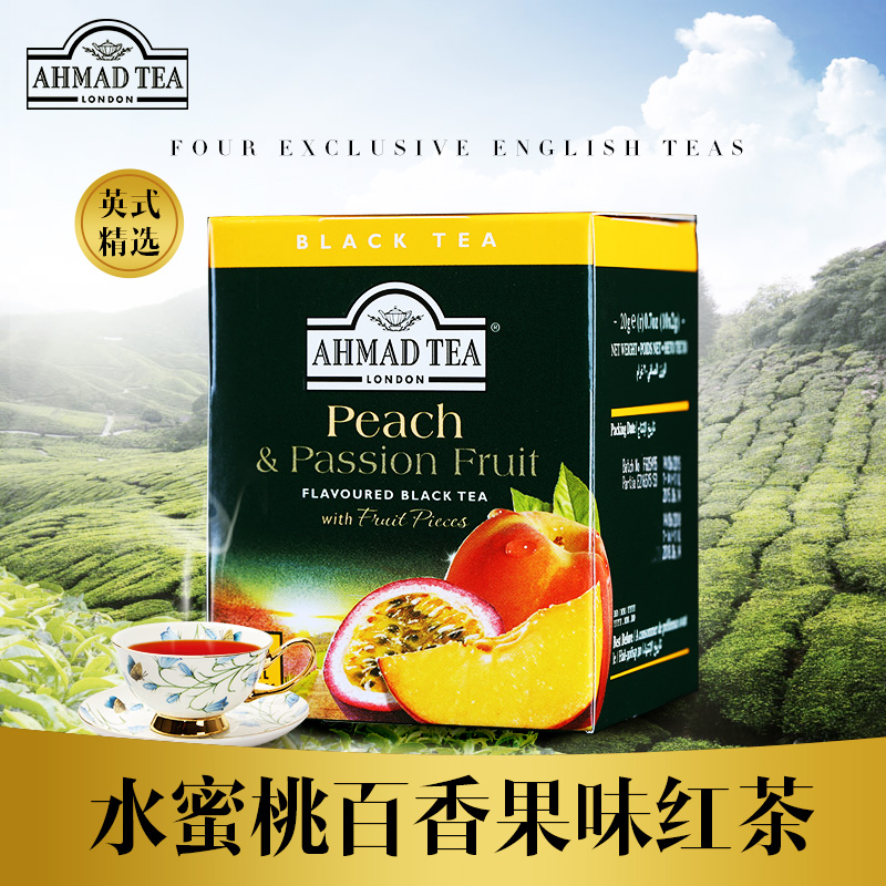冬日好茶 亚曼10入水蜜桃百香果味红茶进口果味袋泡AHMAD TEA在类目 茶, 红茶(新), 其它红茶中 - 来自Buy2taobao.com提供专业的淘宝代购服务