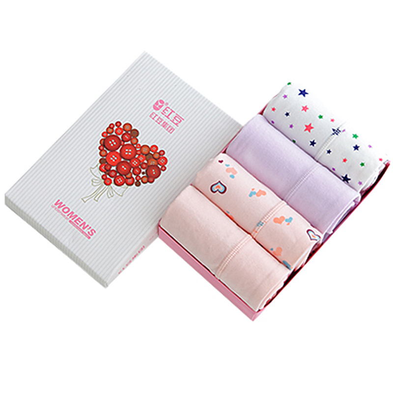 Red bean Underwear pure cotton Middle-waisted comfortable Large lovely The abdomen Hip Cotton ventilation Triangle pants Gift box packagingin the Lingerie/Men's underwear/Tracksuit , Briefs category - from Buy2taobao.com to provide professional Taobao agent buy service