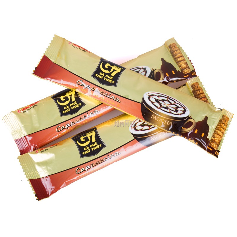 越南中原g7卡布奇诺速溶泡沫咖啡 摩卡口味216g 12条/盒在类目 咖啡/麦片/冲饮, 速溶咖啡/咖啡豆/粉, 速溶咖啡中 - 来自Buy2taobao.com提供专业的淘宝代购服务