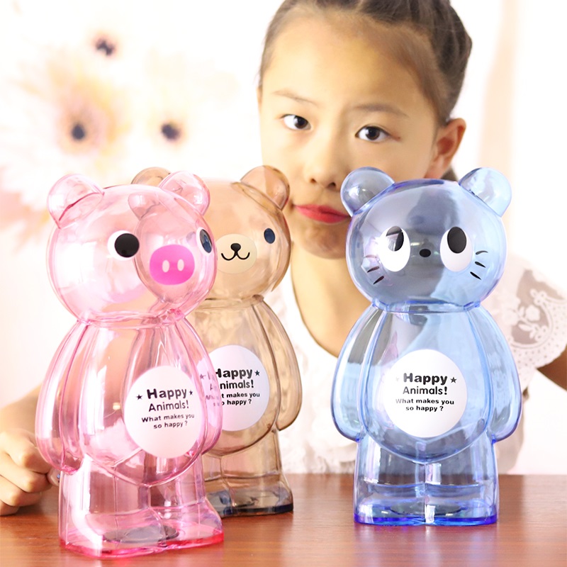 transparent Cartoon Piggy bank Coin Piggy bank Change jar originality lovely children boy brand new Plasticin the Festive supplies/Gift , Gift ideas , Piggy bank category - from Buy2taobao.com to provide professional Taobao agent buy service